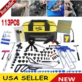 231115us134 Super Pdr 113x Big Car Body Dent Puller Auto Tools Paintless Hail Remover Repair Kit