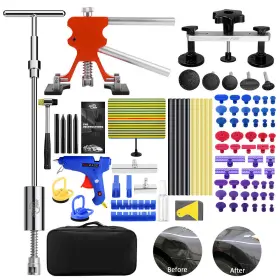 25465 Super Pdr Car Body Dent Puller Hammer Bridge Lifter Tool Paintless Hail Remover Repair Kit