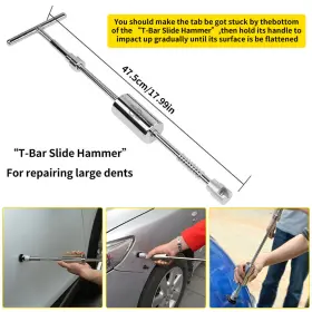 54851846 Super Pdr Car Body Dent Puller Glue Gun Tool Paintless Dint Hail Damage Remover Repair Kit #3