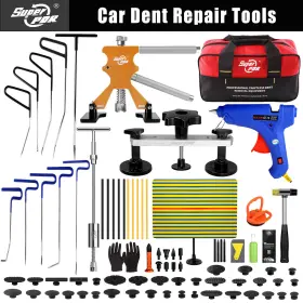 Super Pdr 850208211718 107pcs Car Paintless Dent Repair Kit Dint Hail Damage Remover Puller Lifter Tool