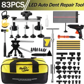 Super Pdr 850211161157 83pcs Car Paintless Dent Repair Kit Hail Damage Puller Remover Auto Lifter Tools