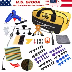 Super Pdr 850211251458 94pcs Tools Car Dent Puller Repair Paintless Hammer Kit Removal Hail Lifter