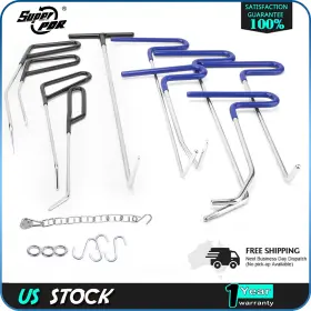 Super Pdr 850212181442 Dent Puller Steel Push Rods Paintless Repair Tool Hail Removal Hammer Kits