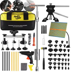 Mpt-tk0384us Super Pdr 73pcs Car Dent Puller Repair Paintless Hammer Kit Removal Hail Lifter Tools