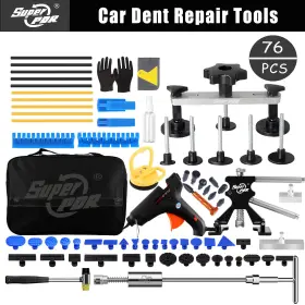 Pdrsfkosjf501 Super Pdr 76pcs Dent Repair Kit Car Puller Lifter Body Tool Paintless Removal Hail Tools