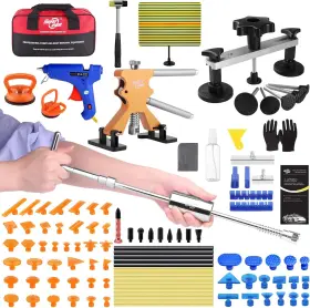 Spdr-pk23-us-fb Super Pdr 109pc Paintless Dent Removal Kit Body Repair Tools For Car