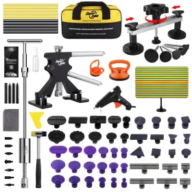 Tk0499-sc Super Pdr 112 Pcs Paintless Dent Removal Kit With Black Lifter Bridge Puller