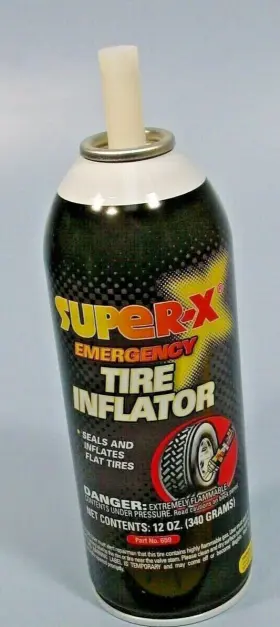 X659 Super X 2 Pack Super-x 659 Emergency Tire Inflator 12 Oz. Can