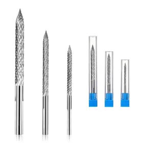 Synhhergyx 632614 1 Nvlb9k09 Tire Reamer Drill Bit 3pcs/set Multi Sizes Flat Repair Tools Silver