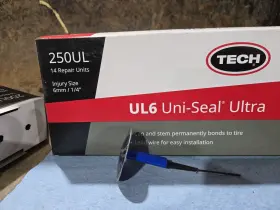 250ul Tech 743813112590 Brand 1/4 Inch Tire Repair Patch Plugs Pk18 Repairs