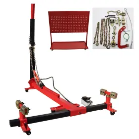5-148042 Techtongda Car Body Repair Tool Frame Machine Movable Cart Adjustable Tower 4409lb