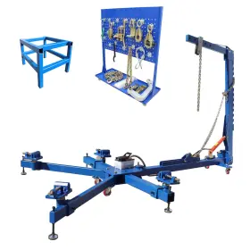 5-148057 Techtongda Car Frame Machine Body Repair Tool 98kn 3500kg Cart Lifting Arm