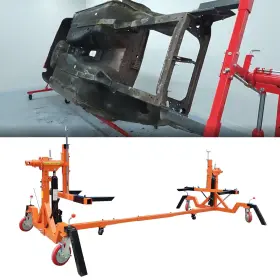 L22w790 Techtongda Hydraulic Car Rotisserie Mobile Paint Flipping Rack Flip Support Bracket