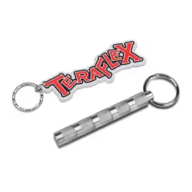 4807200 Teraflex Suspensions Universal Steel Tire Air Deflator Keychain With Key Ring Kit