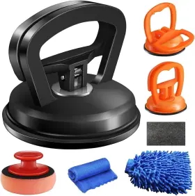 Tiantanghu 602397936773 Dent Puller 3 Pack Car Kit Black Orange Removal Suction Remover Tool