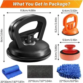 Tiantanghu 803173695239 Dent Puller 3 Pack Car Removal Kit Suction Cup #3