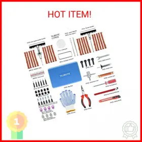 Tilibote 736961815512 Tire Repair Kit 117pcs Heavy Duty Plug With Universal Patch To #2