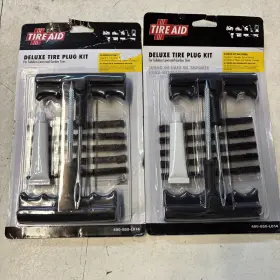 490-850-l014 Tire Aid 2-tire Deluxe Plug Kit - Tubeless Lawn Garden Tires. J 156