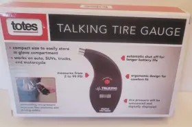 40143ttkl-001 Totes Talking Digital Tire Gauge Audibly Reads Pressure New In Box #2