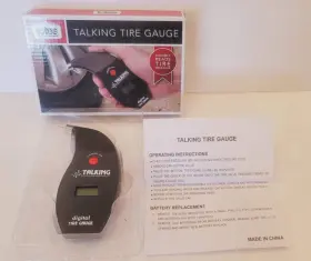 40143ttkl-001 Totes Talking Digital Tire Gauge Audibly Reads Pressure New In Box