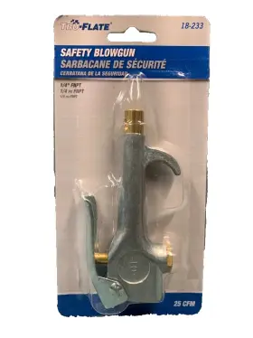 18-233 Tru-flate Safety Blowgun 1/4 Inch Fnpt 25 Cfm # New