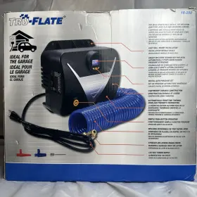 16-250 True-flate Plews Tru-flate Tank Less Wall-mount Garage Inflator Gauge With 25ft Hose #2
