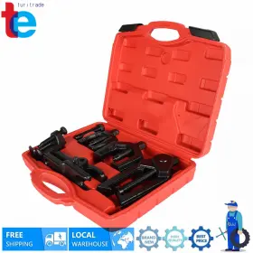 Tr61048 Turitrade 6pcs Front End Service Tool Kit Ball Joint Tie Rod Set Pitman Arm Puller Remover