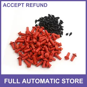Uauto1 683007289731 170pcs Auto Mushroom Shaped Car Tire Repair Insert Plugs Kit Red Black 7mm