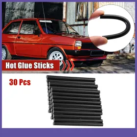 Uauto1 726215671704 30pcs 7 X 100mm Eva Paintless Dent Repair Hot Melt Glue Sticks Black Universal #2