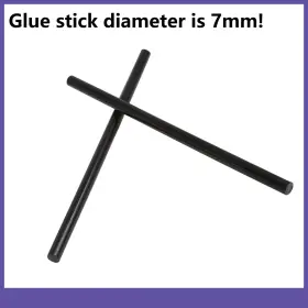 Uauto1 726215679069 20pc 7mm X 150mm Black Car Resin Paintless Dent Repair Hot Melt Glue Sticks #2