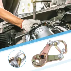 Uauto1 726215955767 Auto Body Clamp With Self Tightening Grip Repair Metal Gold Tone Silver
