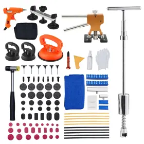Uimoso 199413975262 Dent Repair Kit With Bridge Lifter And 100 Pcs Paintless Hail Remover