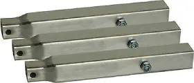 19-950202 Ultra-fab 8in Tripod Leg Extensions - Aluminum 3/pack