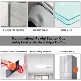 Uptivar 795847169439 Dent Puller Suction Cup Car Kit Removal #3