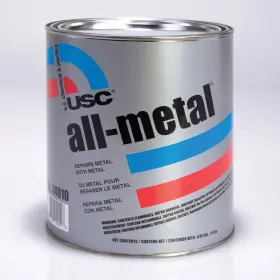 Us Chemical 844825092044 & Plastics All-metal Aluminum Filled Automotive Body Filler 1 Gallon