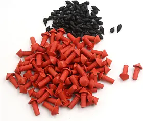 A16072500ux0130 Uxcell 170pcs Car Universal Mushroom Shaped Tire Repair Insert Plugs Red