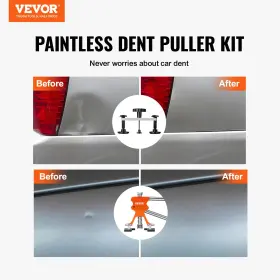 Vevor 840281576623 Paintless Dent Removal Kit 56 Pcs With Golden Lifter Bridge Puller And Hot Glue G #2
