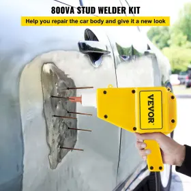 Bjxfj4550qxlsxfj1 Vevor Complete Stud Welder Kit 4550 Dent Repair Gun 800 Va 110v For Auto Body #2