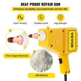 Bjxfj4550qxlsxfj1 Vevor Complete Stud Welder Kit 4550 Dent Repair Gun 800 Va 110v For Auto Body #3
