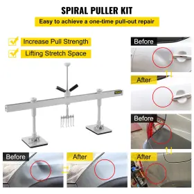 Bjxfjltahlbq10001 Vevor Dent Pull Lever Straightening Bar Kit 850mm Steel Pulling Cords #3