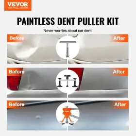 Cslbgjsjtjt69qvhu Vevor Car Body Dent Puller Bridge Lifter Tool Paintless Hail Remover Repair Kit #2