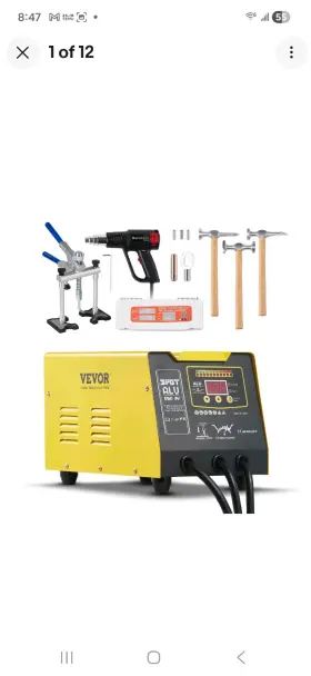 Lzhjftszdsd1q5tpd Vevor Spot Welder Dent Puller - 300w Aluminum Car Body Repair Kit