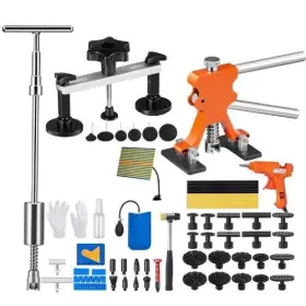 Mpt-yk0458 Vevor 9 Pcs Dent Repair Tools Kit Auto Car Body Paintless Golden Lifter Bridge Puller