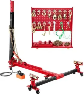 Qcjsq10t10tbdcr70001v0-251009 Vevor Auto Body Frame Puller Straightener 6t Tension Car Repair Hydraulic Pump