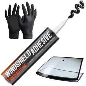 Df01 Vicbtzt Urethane Windshield Adhesive Fast Curing And Ultra-bond 10.5 Oz Black