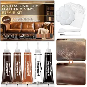 Furniture-003 Vigorder Brown Leather Repair Kit For Furniture Couch