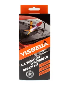 Wg0003uv1b Visbella All Weather Windshield Windscreen Repair Kit For Glass Chips And Cracks