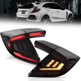 Yab-sy-0377-s Vland Led Tail Lights For 2018-2021 Honda Civic Hatchback Start-up Animation Rear Lamp