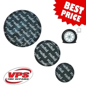 Bk-100 Vps Round Universal Tire Patch For Tube And Tubeless Repair