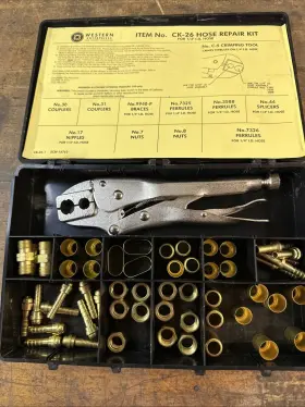 Ck-26 Western Enterprises Hose Repair And Assembly Kit B Size Fittings For 1/4 #2